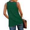 imageXIEERDUO Tank Tops for Women V Neck Summer Outfits Side Slit Sleeveless Shirts Loose Fit 2025 Fashion08 Dark Green