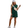imageXIEERDUO Womens 2 Piece Cap Sleeve Short Sets Fashion Travel Outfits Comfy Airport Lounge Set Loose LoungewearDeep Green