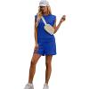 imageXIEERDUO Womens 2 Piece Cap Sleeve Short Sets Fashion Travel Outfits Comfy Airport Lounge Set Loose LoungewearRoyal Blue
