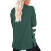 imageXIEERDUO Womens Sweatshirts Casual Tunic Tops Long Sleeve Shirts Oversized With Pockets213greygreen