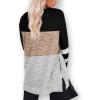 imageXIEERDUO Womens Sweatshirts Casual Tunic Tops Long Sleeve Shirts Oversized With Pockets301blackBrown