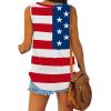 imageXIEERDUO Womens Tank Tops V Neck Basic Solid Color Casual Flowy Summer Sleeveless01flag