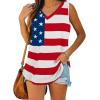 imageXIEERDUO Womens Tank Tops V Neck Basic Solid Color Casual Flowy Summer Sleeveless01flag