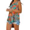 imageXIEERDUO Womens Tank Tops V Neck Basic Solid Color Casual Flowy Summer SleevelessMulticoloured 1