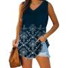 Patterned-blue Floral