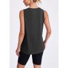 imageWomens Workout Tank Tops Lightweight Sleeveless Shirts for Women Loose Fit Tops for Athletic Running Tennis Yoga00black
