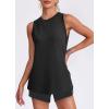 imageWomens Workout Tank Tops Lightweight Sleeveless Shirts for Women Loose Fit Tops for Athletic Running Tennis Yoga00black