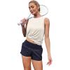 imageWomens Workout Tank Tops Lightweight Sleeveless Shirts for Women Loose Fit Tops for Athletic Running Tennis Yoga00white