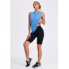 imageWomens Workout Tank Tops Lightweight Sleeveless Shirts for Women Loose Fit Tops for Athletic Running Tennis YogaBlue