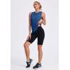 imageWomens Workout Tank Tops Lightweight Sleeveless Shirts for Women Loose Fit Tops for Athletic Running Tennis YogaBlue Forest