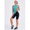 imageWomens Workout Tank Tops Lightweight Sleeveless Shirts for Women Loose Fit Tops for Athletic Running Tennis YogaBlue Green