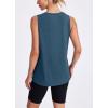 imageWomens Workout Tank Tops Lightweight Sleeveless Shirts for Women Loose Fit Tops for Athletic Running Tennis YogaDark Blue