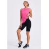imageWomens Workout Tank Tops Lightweight Sleeveless Shirts for Women Loose Fit Tops for Athletic Running Tennis YogaPink