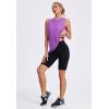 imageWomens Workout Tank Tops Lightweight Sleeveless Shirts for Women Loose Fit Tops for Athletic Running Tennis YogaPurple