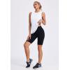 imageWomens Workout Tank Tops Lightweight Sleeveless Shirts for Women Loose Fit Tops for Athletic Running Tennis YogaWhite 1