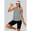 imageXIEERDUO Tank Top for Women Racerback Sleeveless Workout Tops Loose Fit Yoga Running Gym Shirts for WomenGrey