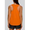 imageXIEERDUO Tank Top for Women Racerback Sleeveless Workout Tops Loose Fit Yoga Running Gym Shirts for WomenOrange