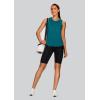 imageXIEERDUO Tank Top for Women Racerback Sleeveless Workout Tops Loose Fit Yoga Running Gym Shirts for WomenTeal