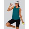 imageXIEERDUO Tank Top for Women Racerback Sleeveless Workout Tops Loose Fit Yoga Running Gym Shirts for WomenTeal