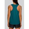 imageXIEERDUO Tank Top for Women Racerback Sleeveless Workout Tops Loose Fit Yoga Running Gym Shirts for WomenTeal