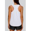 imageXIEERDUO Tank Top for Women Racerback Sleeveless Workout Tops Loose Fit Yoga Running Gym Shirts for WomenWhite
