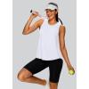 imageXIEERDUO Tank Top for Women Racerback Sleeveless Workout Tops Loose Fit Yoga Running Gym Shirts for WomenWhite