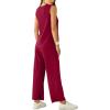 imageXIEERDUO Womens 2 Piece Outfits Summer Travel Tracksuit Loose Wide Leg Loungewear Comfy Lounge Sets S3XLA06burgundy