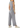 imageXIEERDUO Womens 2 Piece Outfits Summer Travel Tracksuit Loose Wide Leg Loungewear Comfy Lounge Sets S3XLA08grey