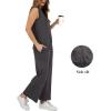 imageXIEERDUO Womens 2 Piece Outfits Summer Travel Tracksuit Loose Wide Leg Loungewear Comfy Lounge Sets S3XLA13darkgrey