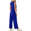 imageXIEERDUO Womens 2 Piece Outfits Summer Travel Tracksuit Loose Wide Leg Loungewear Comfy Lounge Sets S3XLA17royal Blue
