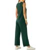 imageXIEERDUO Womens 2 Piece Outfits Summer Travel Tracksuit Loose Wide Leg Loungewear Comfy Lounge Sets S3XLA18deep Green