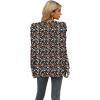 imageXIEERDUO Womens Crewneck Sweatshirts Trendy Puff Sleeve Tunic Sweaters Fall Clothes Loose FitZ Floral Black