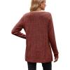 imageXIEERDUO Womens Long Sleeve Tops Casual Fleece Sweatshirt Fall Clothes Comfy Tunics Caramel XL