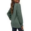 imageXIEERDUO Womens Long Sleeve Tunic Tops Ruffles Sleeve Square Neck Winter Shirts Dressy Casual02green