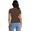 imageXIEERDUO Womens Short Sleeve Crew Neck Slim Fit T Shirts 2024 Y2k Clothes Spring Summer Basic Going Out Tops 2 Pack3 Pack3 Pack BlackWhiteBrown