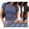 3 Pack Black/White/Blue