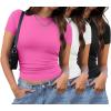 3 Pack Black/White/Rose