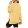 imageXIEERDUO Womens Oversized Sweatshirts Pullover Casual Crewneck Long Sleeve Tops Comfy16yellow