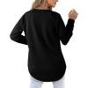 imageXIEERDUO Womens Sweatshirts Crewneck Loose Fitting Tops For Women Long Sleeve Shirts Pullover02bblack