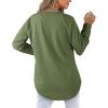 imageXIEERDUO Womens Sweatshirts Crewneck Loose Fitting Tops For Women Long Sleeve Shirts Pullover02ggreen