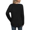imageXIEERDUO Womens Sweatshirts Crewneck Loose Fitting Tops For Women Long Sleeve Shirts Pullover02kblack