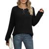 imageXIEERDUO Womens Sweatshirts Crewneck Loose Fitting Tops For Women Long Sleeve Shirts Pullover02kblack