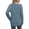 imageXIEERDUO Womens Sweatshirts Crewneck Loose Fitting Tops For Women Long Sleeve Shirts Pullover02kblue
