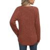 imageXIEERDUO Womens Sweatshirts Crewneck Loose Fitting Tops For Women Long Sleeve Shirts Pullover02kcaramel