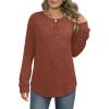 imageXIEERDUO Womens Sweatshirts Crewneck Loose Fitting Tops For Women Long Sleeve Shirts Pullover02kcaramel