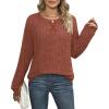 imageXIEERDUO Womens Sweatshirts Crewneck Loose Fitting Tops For Women Long Sleeve Shirts Pullover02kcaramel