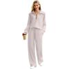 imageXIEERDUO Lounge Sets For Women 2024 Half Zip Sweatshirt And Wide Leg Sweatpant 2 Piece Outfits Sweatsuit Tracksuit02khaki
