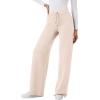 imageXIEERDUO Lounge Sets For Women 2024 Half Zip Sweatshirt And Wide Leg Sweatpant 2 Piece Outfits Sweatsuit Tracksuit06apricot