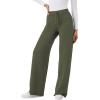 imageXIEERDUO Lounge Sets For Women 2024 Half Zip Sweatshirt And Wide Leg Sweatpant 2 Piece Outfits Sweatsuit Tracksuit07dark Green