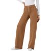 imageXIEERDUO Lounge Sets For Women 2024 Half Zip Sweatshirt And Wide Leg Sweatpant 2 Piece Outfits Sweatsuit Tracksuit20coffee
